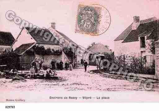 Ville de ROZAYENBRIE, carte postale ancienne