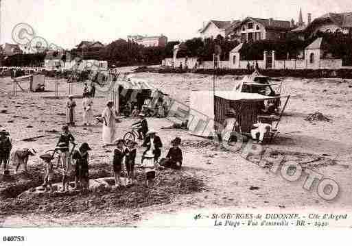 Ville de SAINTGEORGESDEDIDONNE, carte postale ancienne