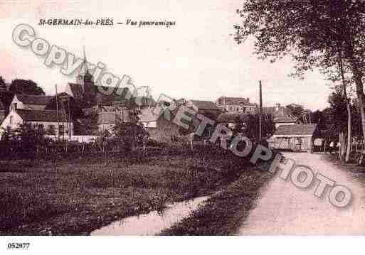 Ville de SAINTGERMAINDESPRES, carte postale ancienne