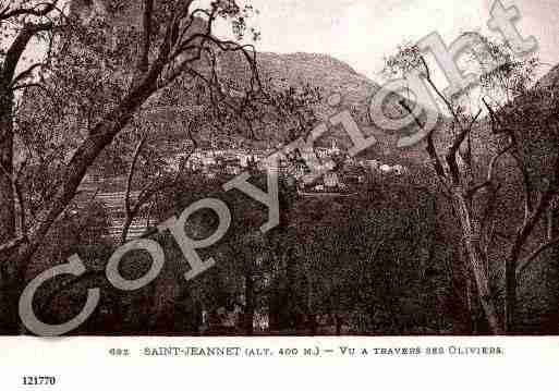 Ville de SAINTJEANNET, carte postale ancienne