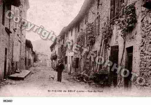 Ville de SAINTPIERREDEBOEUF, carte postale ancienne