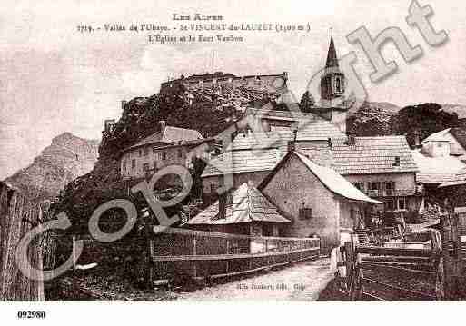 Ville de SAINTVINCENTLESFORTS, carte postale ancienne