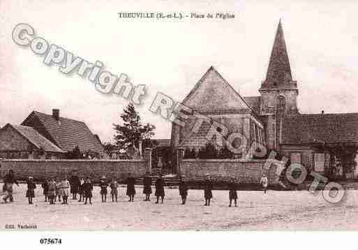 Ville de THEUVILLE, carte postale ancienne