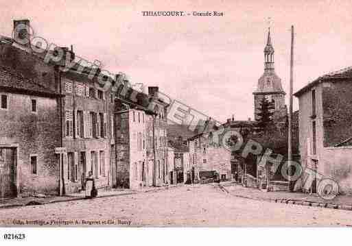 Ville de THIAUCOURTREGNIEVILLE, carte postale ancienne