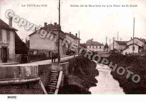 Ville de TOURDUPIN(LA), carte postale ancienne