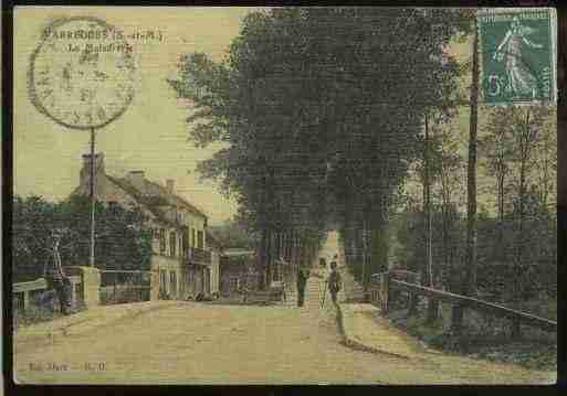 Ville de VARREDDES, carte postale ancienne