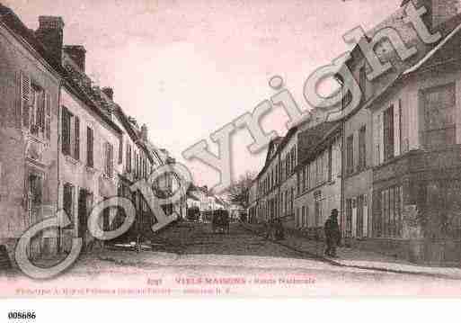 Ville de VIELSMAISONS, carte postale ancienne