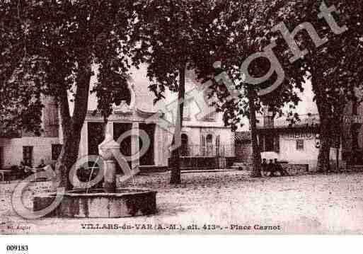 Ville de VILLARSSURVAR, carte postale ancienne