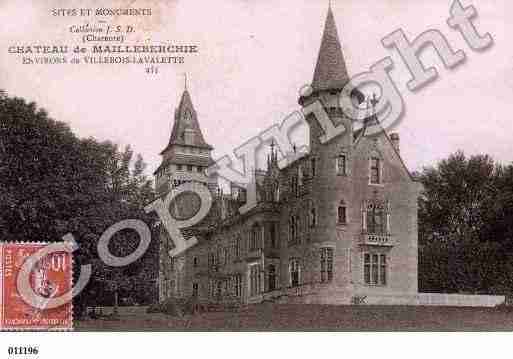 Ville de VILLEBOISLAVALETTE, carte postale ancienne