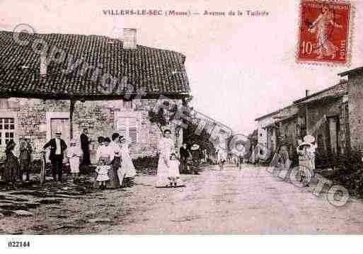 Ville de VILLERSLESEC, carte postale ancienne