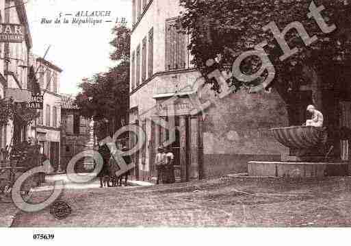 Ville de ALLAUCH, carte postale ancienne