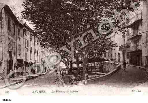 Ville de ANTIBESJUANLESPINS, carte postale ancienne