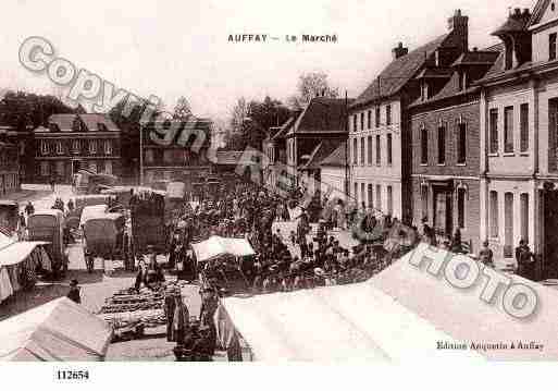 Ville de AUFFAY, carte postale ancienne