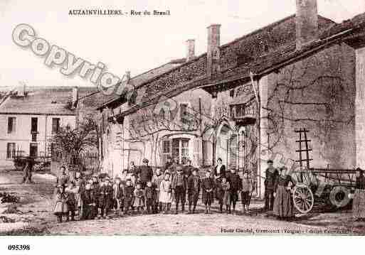 Ville de AUZAINVILLIERS, carte postale ancienne