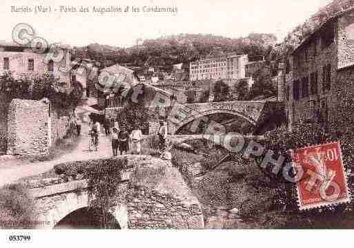 Ville de BARJOLS, carte postale ancienne