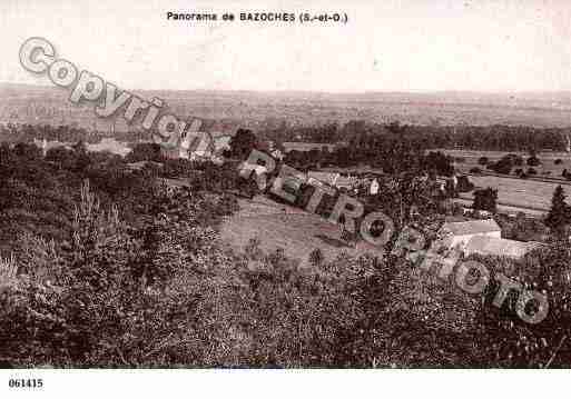 Ville de BAZOCHESSURGUYONNE, carte postale ancienne