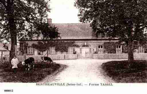 Ville de BERTHEAUVILLE, carte postale ancienne