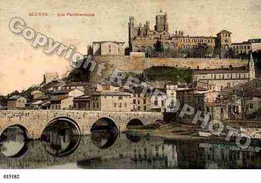 Ville de BEZIERS, carte postale ancienne