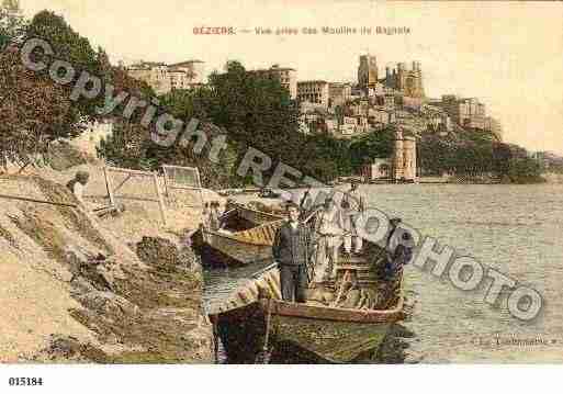 Ville de BEZIERS, carte postale ancienne