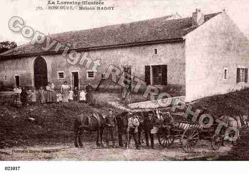 Ville de BONCOURT, carte postale ancienne