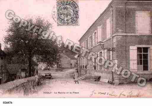 Ville de BOULT, carte postale ancienne