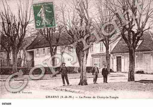 Ville de CHARNY, carte postale ancienne