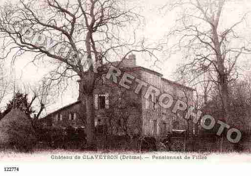 Ville de CLAVEYSON, carte postale ancienne