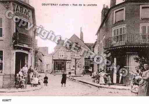 Ville de COURTENAY, carte postale ancienne