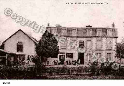 Ville de COURTINE(LA), carte postale ancienne