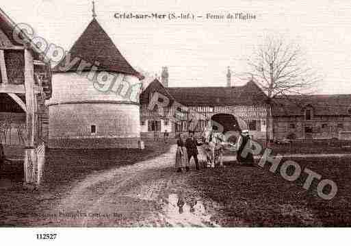 Ville de CRIELSURMER, carte postale ancienne