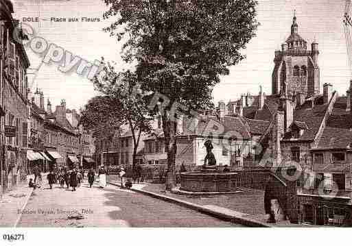 Ville de DOLE, carte postale ancienne