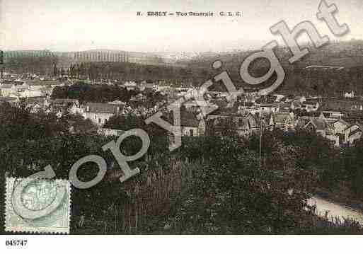 Ville de ESBLY, carte postale ancienne