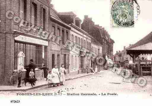 Ville de FORGESLESEAUX, carte postale ancienne