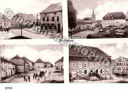 Ville de HELLIMER, carte postale ancienne