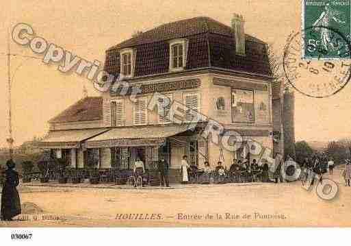 Ville de HOUILLES, carte postale ancienne