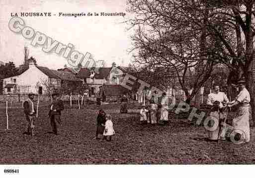 Ville de HOUSSAYE(LA), carte postale ancienne