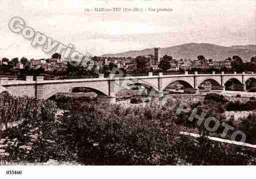 Ville de ILLESURTET, carte postale ancienne