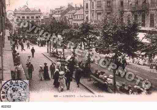 Ville de LORIENT, carte postale ancienne