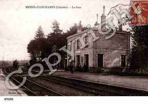 Ville de MESNILCLINCHAMPS, carte postale ancienne