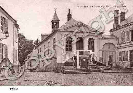 Ville de MONSENLAONNOIS, carte postale ancienne