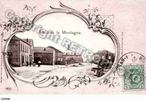 Ville de MONTOISLAMONTAGNE, carte postale ancienne