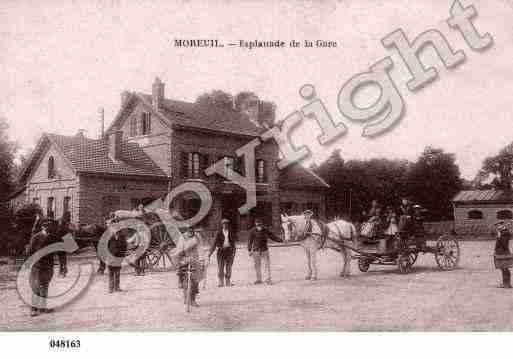 Ville de MOREUIL, carte postale ancienne