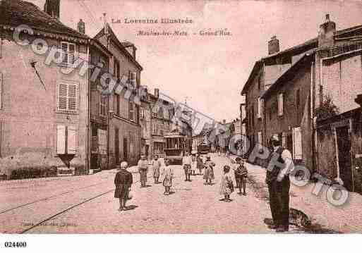 Ville de MOULINSLESMETZ, carte postale ancienne