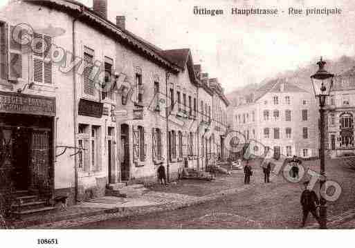 Ville de OTTANGE, carte postale ancienne