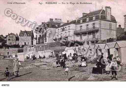 Ville de PARAME, carte postale ancienne