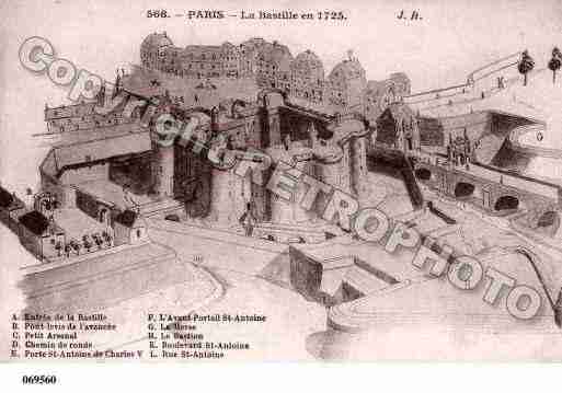 Ville de PARIS12, carte postale ancienne