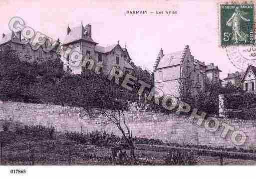 Ville de PARMAIN, carte postale ancienne