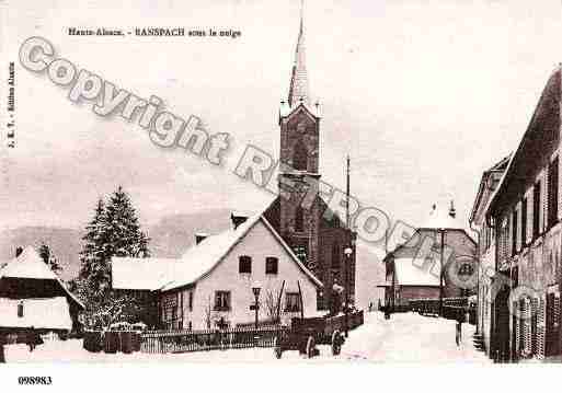 Ville de RANSPACHLEHAUT, carte postale ancienne