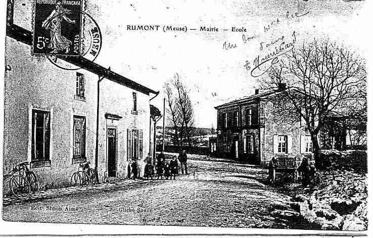 Ville de ROUVROISSURMEUSE, carte postale ancienne