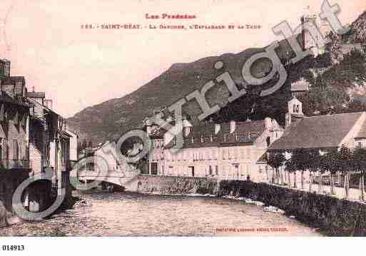 Ville de SAINTBEAT, carte postale ancienne